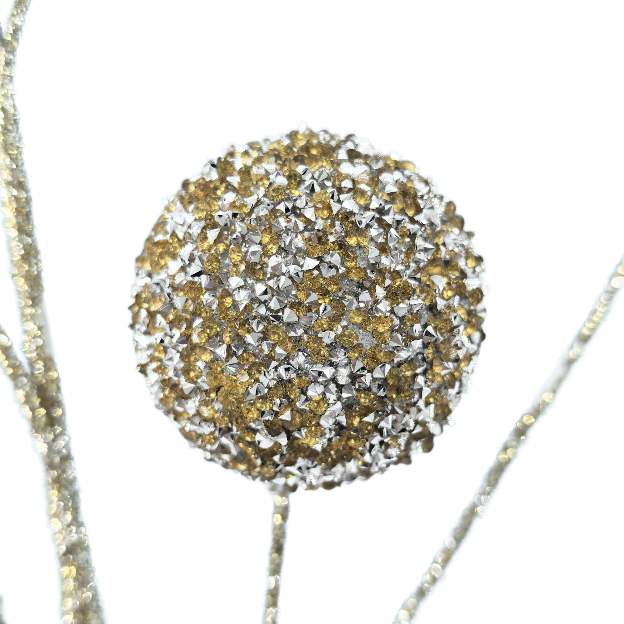 29" Gold Glitter Ball Stem by Ashland®